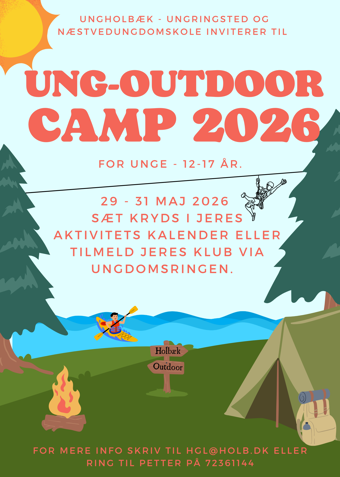 Outdoorcamp 2026  - Klik for at tilmelde dig